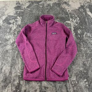Patagonia Better Sweater Full Zip Women's XS Purple Fleece Mock Neck Jacket